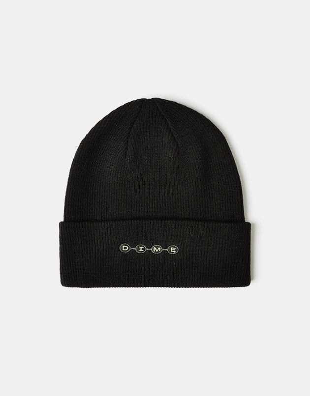 Dime MTL Space Fold Beanie - Black