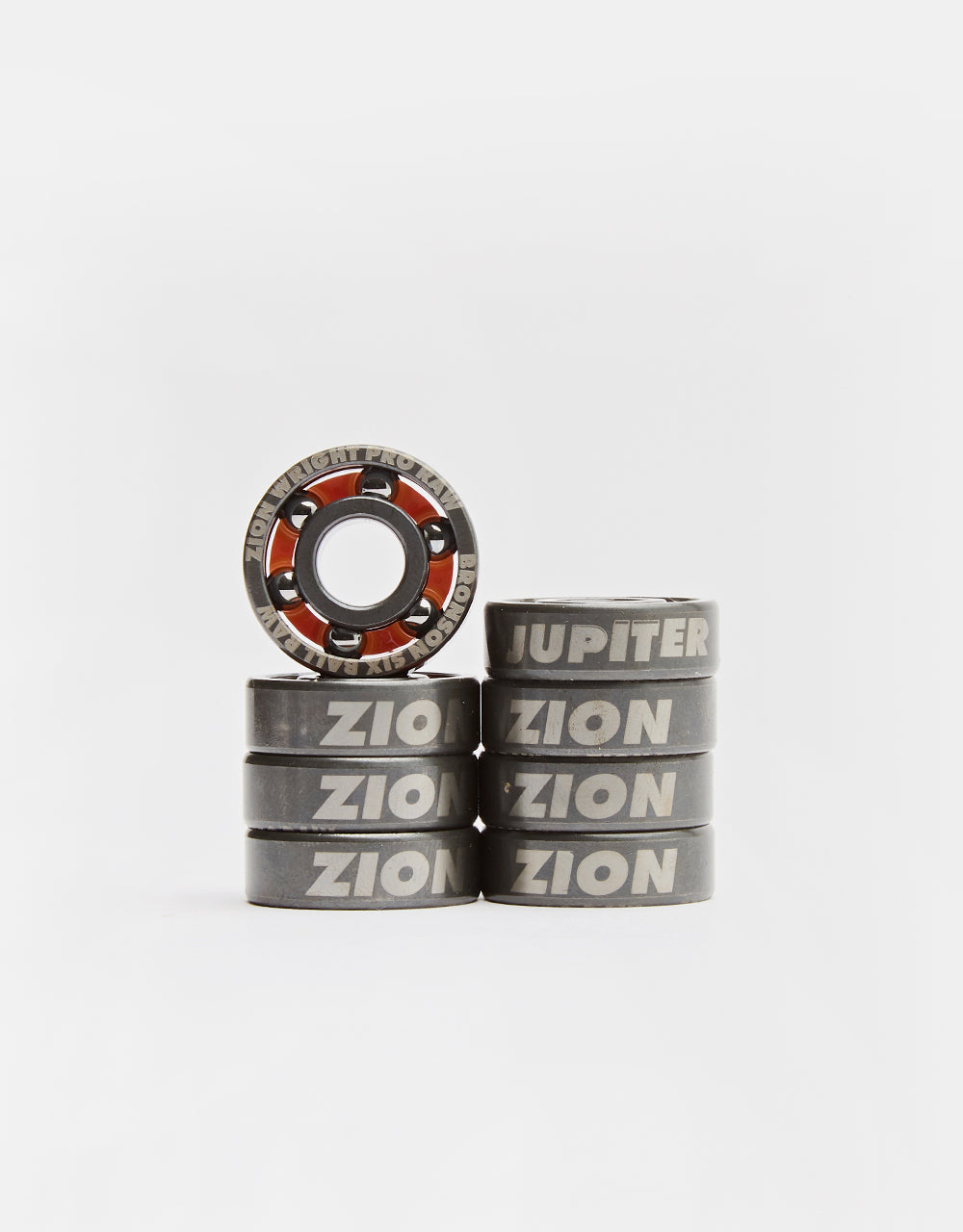 Bronson Speed Co. Zion Wright 6-Ball RAW Pro Skateboard Bearings