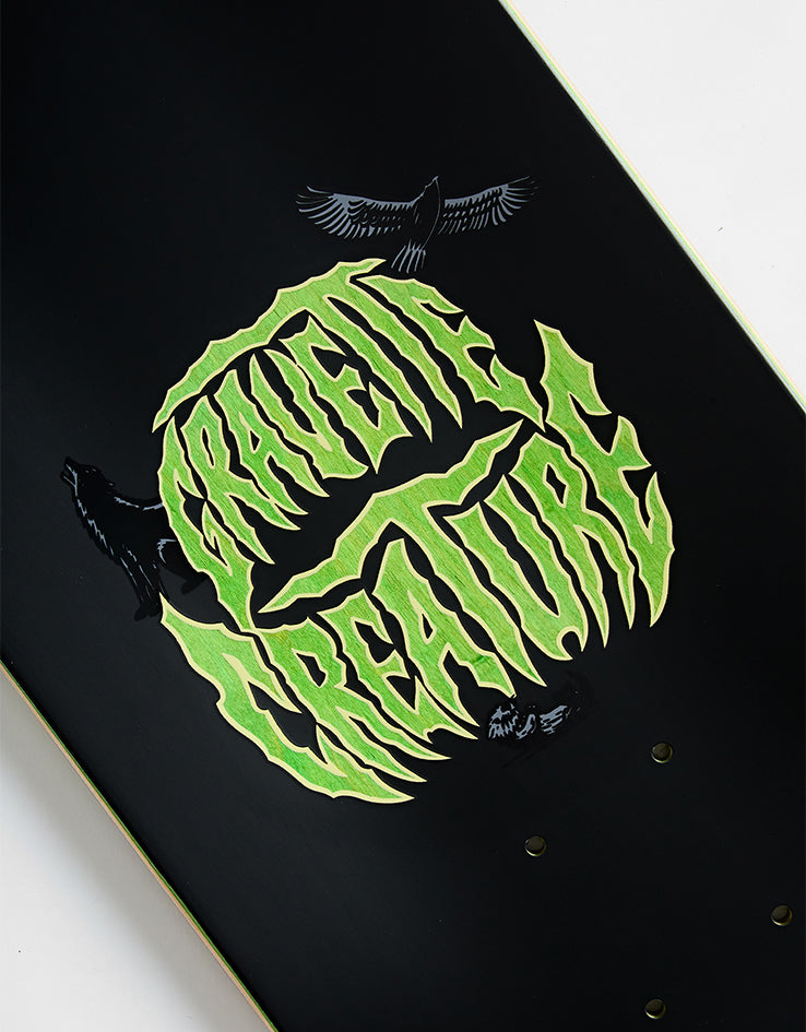 Creature Gravette Hippie Skull IV Skateboard Deck - 8.3"