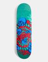 Creature Spiral Skull Skateboard Deck - 8.53"