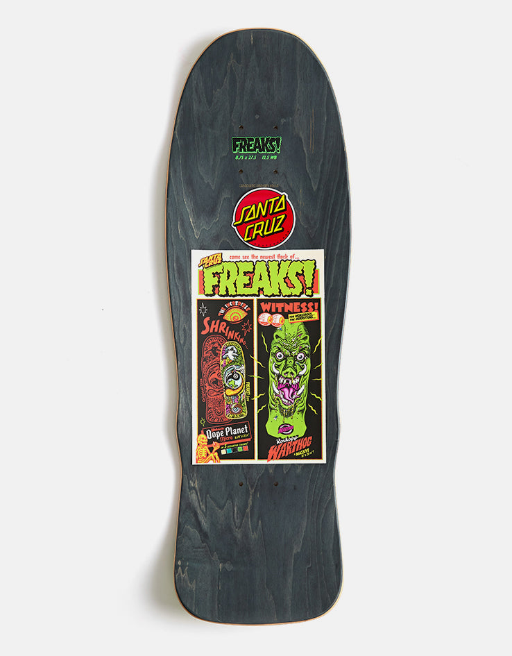 Santa Cruz Winkowski Dope Planet Micro Freaks Skateboard Deck - 8.75"