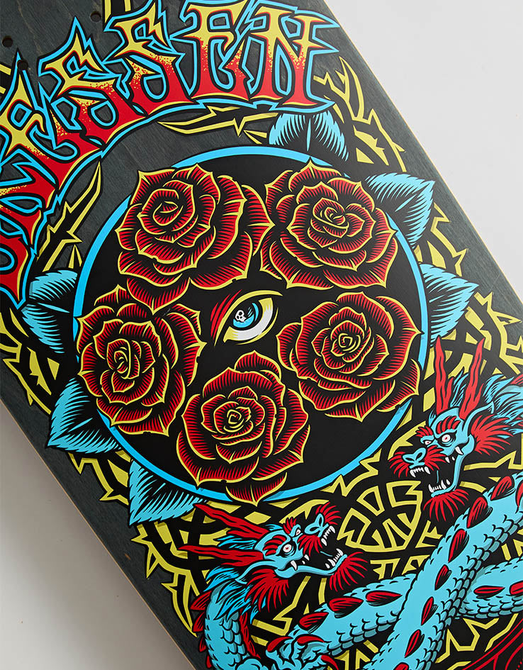 Santa Cruz Dressen Rose Crew Five Skateboard Deck - 9.3"
