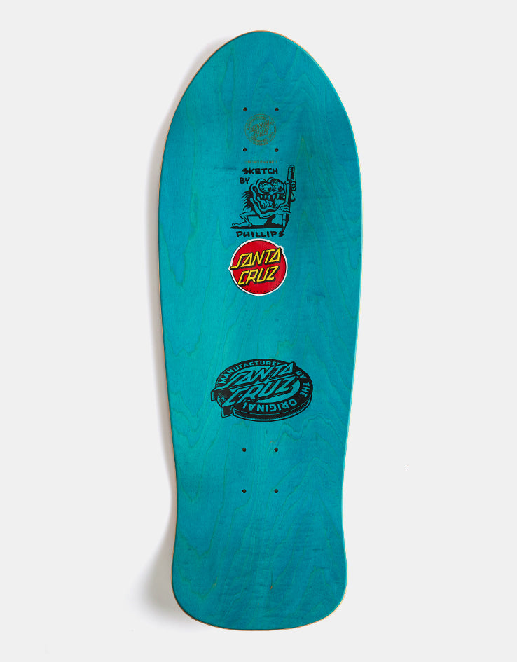 Santa Cruz Natas Sketch Panther Reissue Skateboard Deck - 10.54"