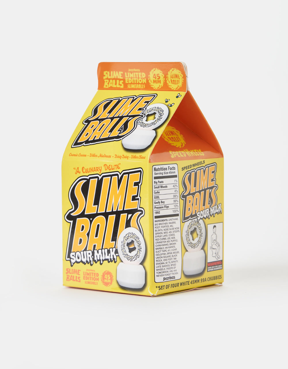 Slime Balls Sour Milk Mini Chubbies 99a Skateboard Wheels - 45mm