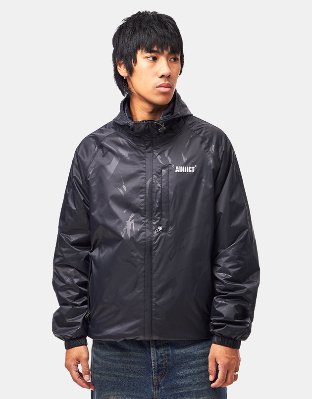 Addict Festival Packaway Jacket - Black