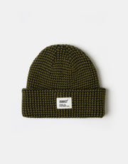 Addict Patch Fold Beanie - Olive