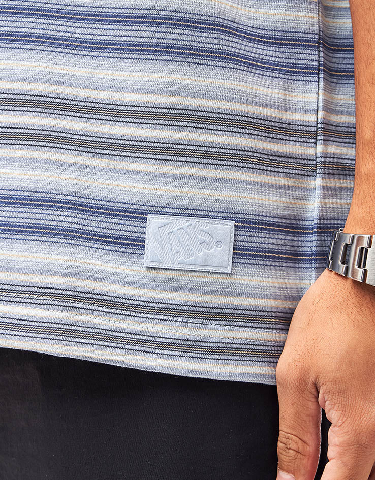 Vans Stripe Ringer Loose T-Shirt - Soft Slate