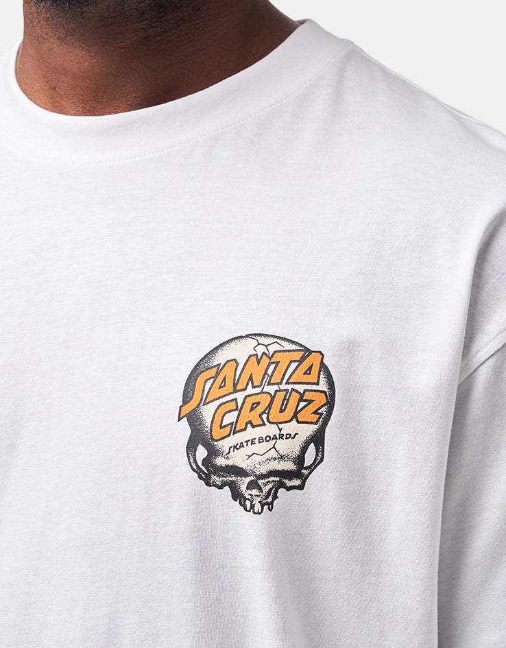 Santa Cruz O'Brien Scream Reaper T-Shirt - White