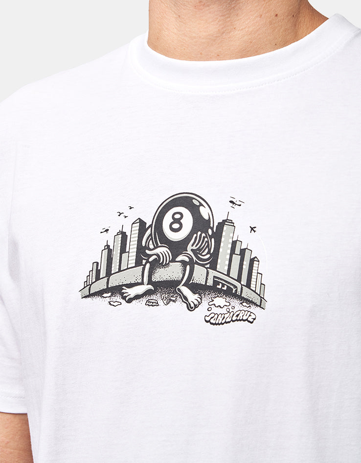 Santa Cruz Winkowski Curb Front T-Shirt - White