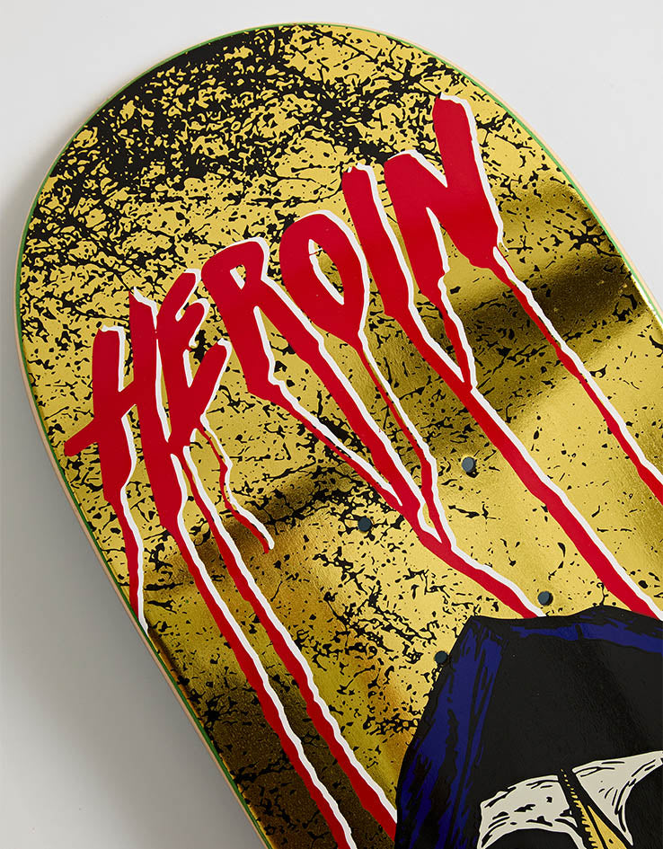 Heroin Aaron Skull Priest Skateboard Deck - 8.5”