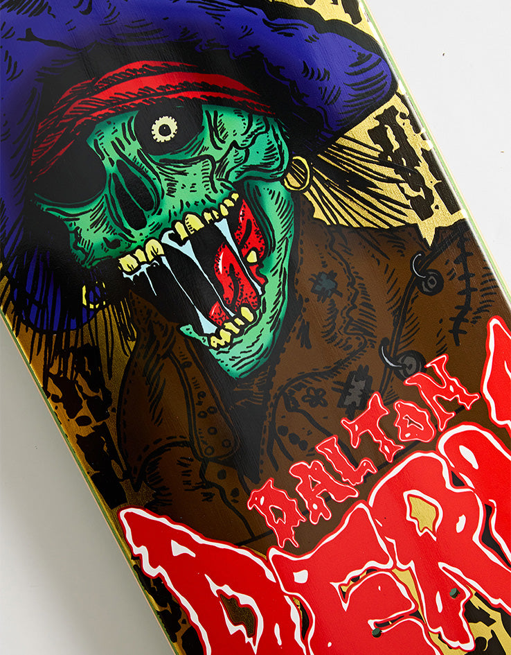 Heroin Dern Pirate Skateboard Deck - 8.75”