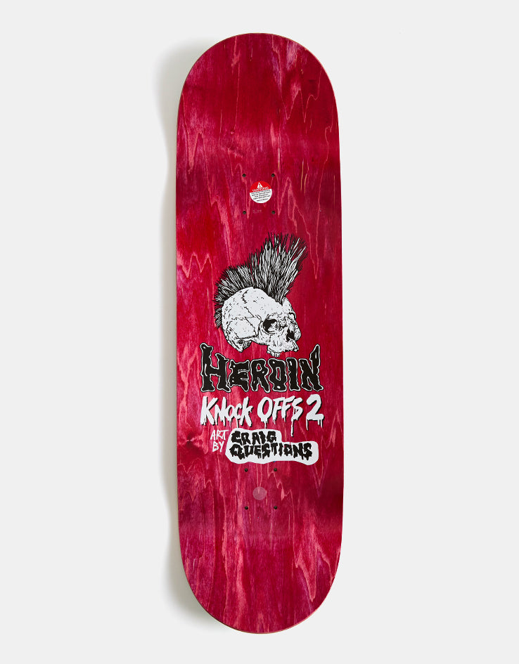 Heroin Craig Q Fortune Teller Skateboard Deck - 9.25”