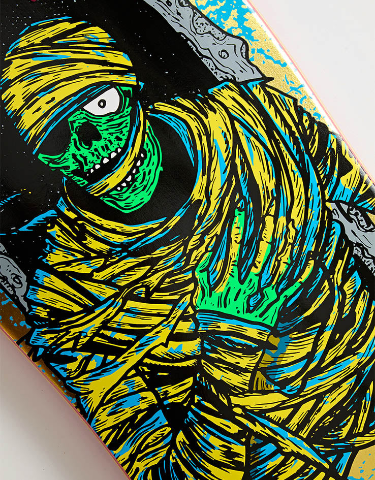 Heroin Dead Dave Mummy Skateboard Deck - 10.1”