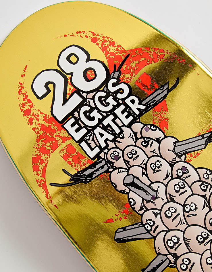 Heroin 28 Eggs Skateboard Deck - 9”
