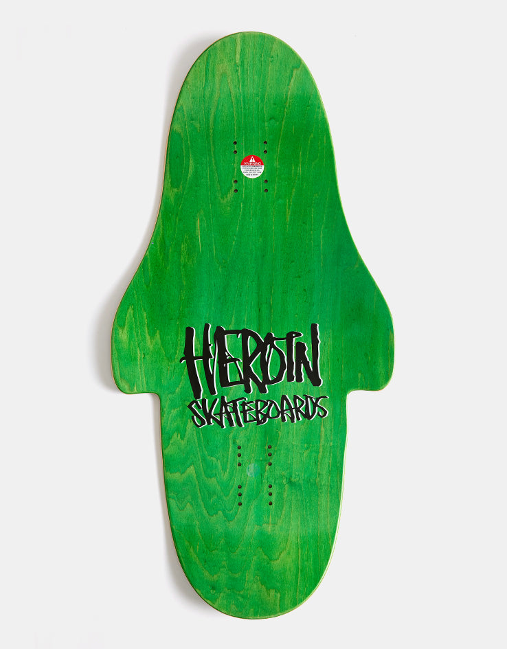 Heroin Wingee Thingy Skateboard Deck - 15.25”
