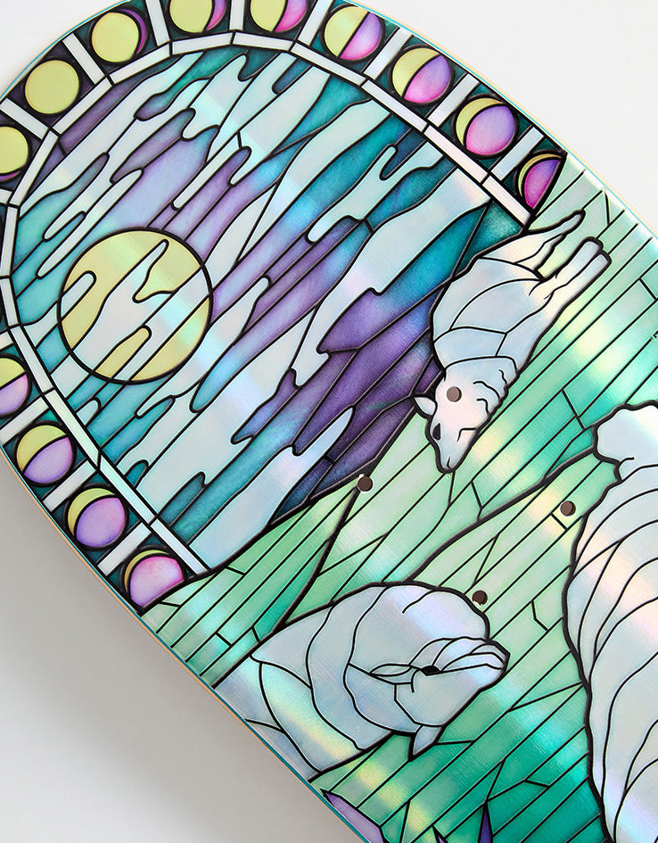 Real Busenitz Holographic Cathedral Skateboard Deck - 8.38"