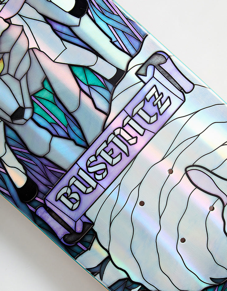 Real Busenitz Holographic Cathedral Skateboard Deck - 8.38"