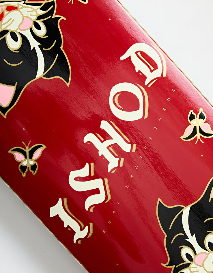 Real Ishod Kitten Scratch TWIN TAIL Skateboard Deck - 8.25"