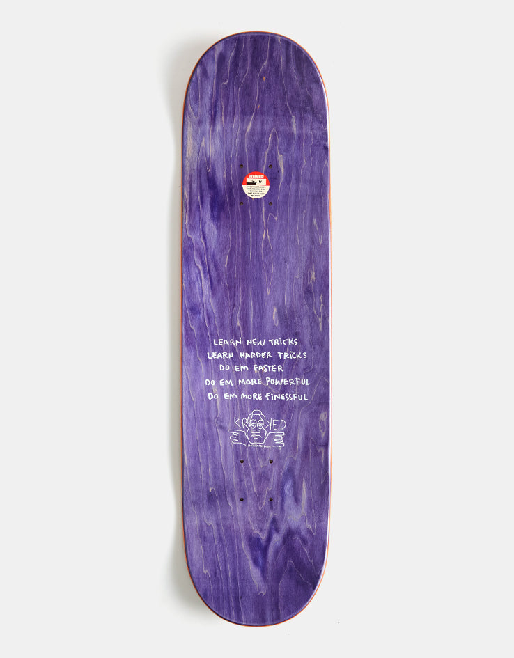Krooked Manderson Complex Skateboard Deck - 8.38"