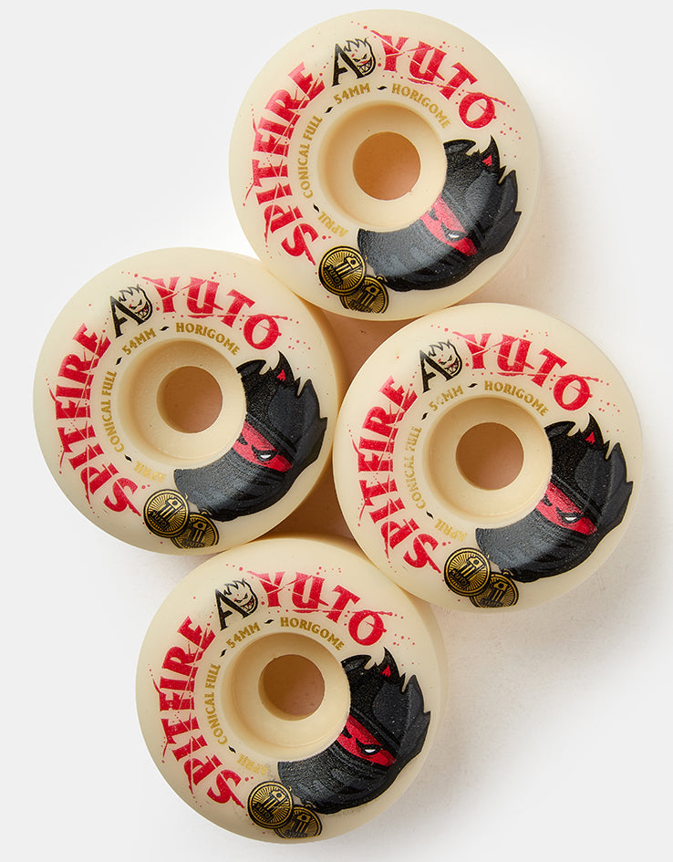 Spitfire x April Yuto Conical Full Formula Four 99d Skateboard Wheels