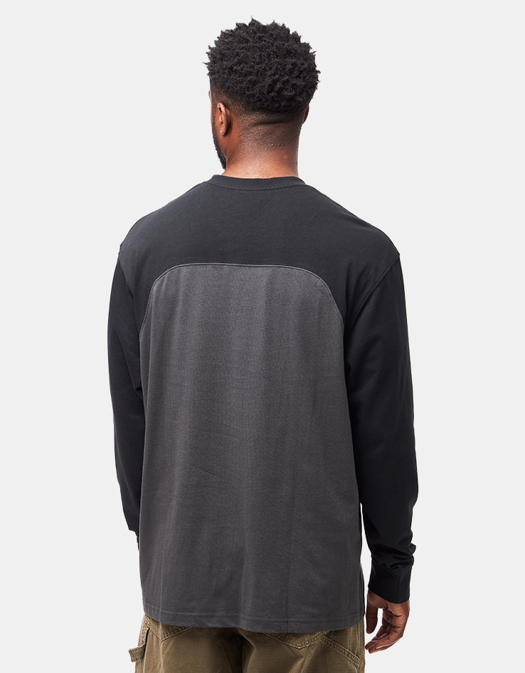 Nike SB Airmail L/S T-Shirt - Anthracite/Black/White