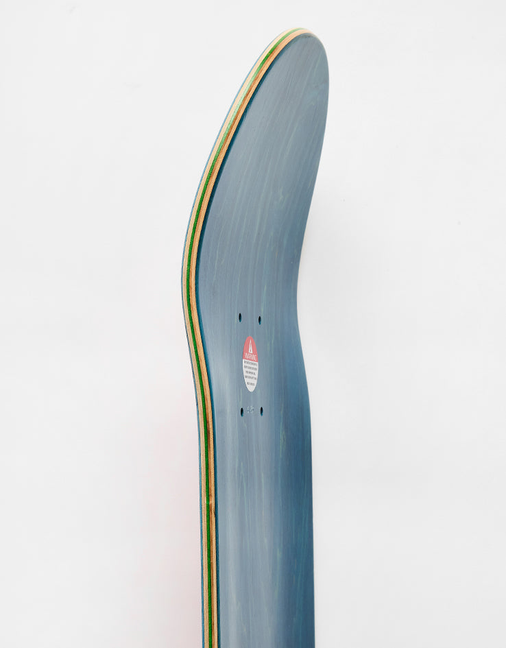 Baker Carozzi Brand Logo Tiger Stripe 'TWIN' Skateboard Deck - 8.38"