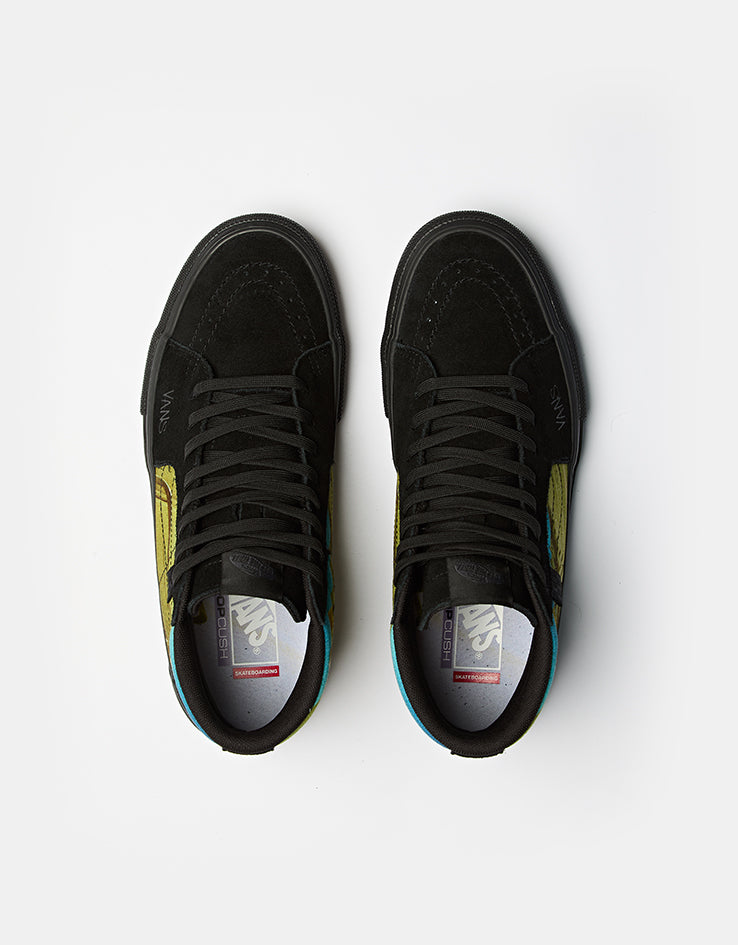 Vans Skate SK8-Hi Shoes - (Atiba) Black/Multi