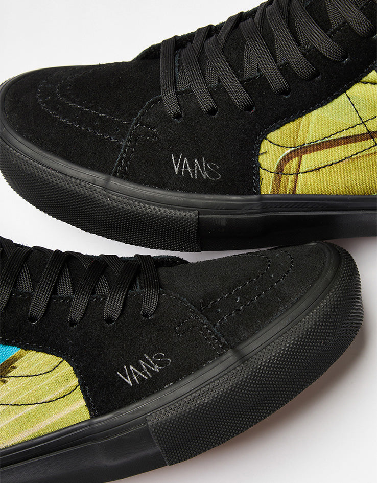 Vans Skate SK8-Hi Shoes - (Atiba) Black/Multi