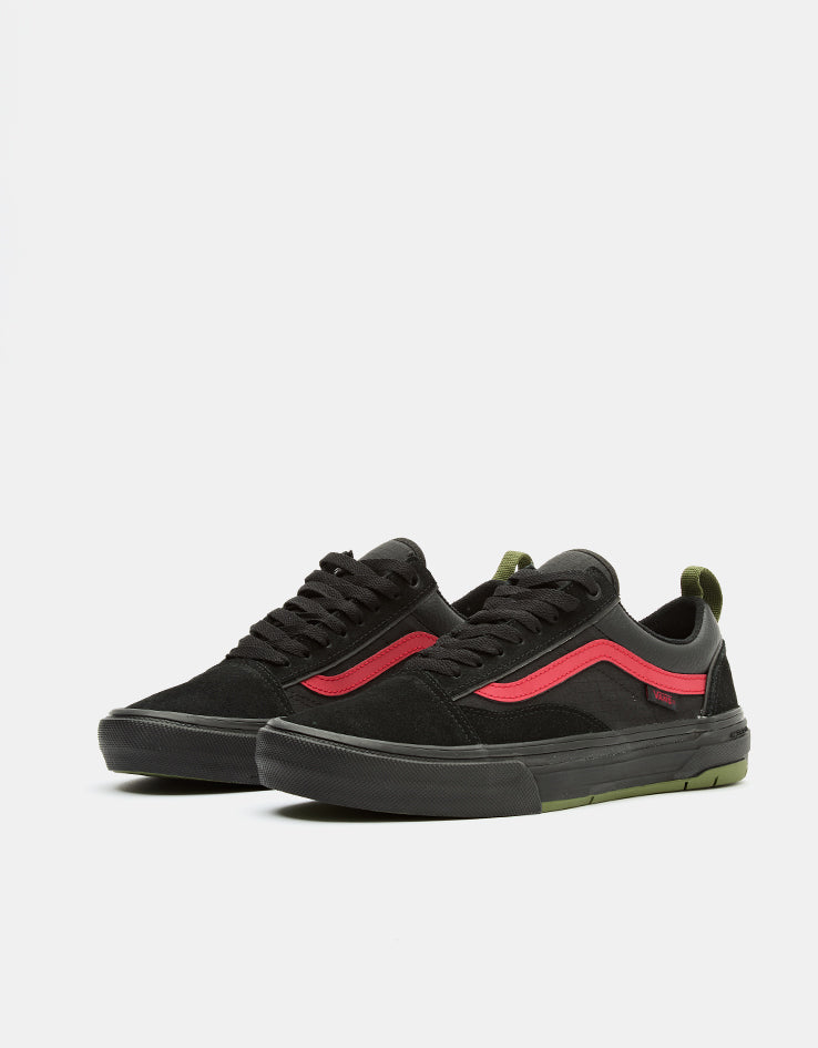 Vans Skate Old Skool Wafflecup Shoes - (Atiba) Black/Green