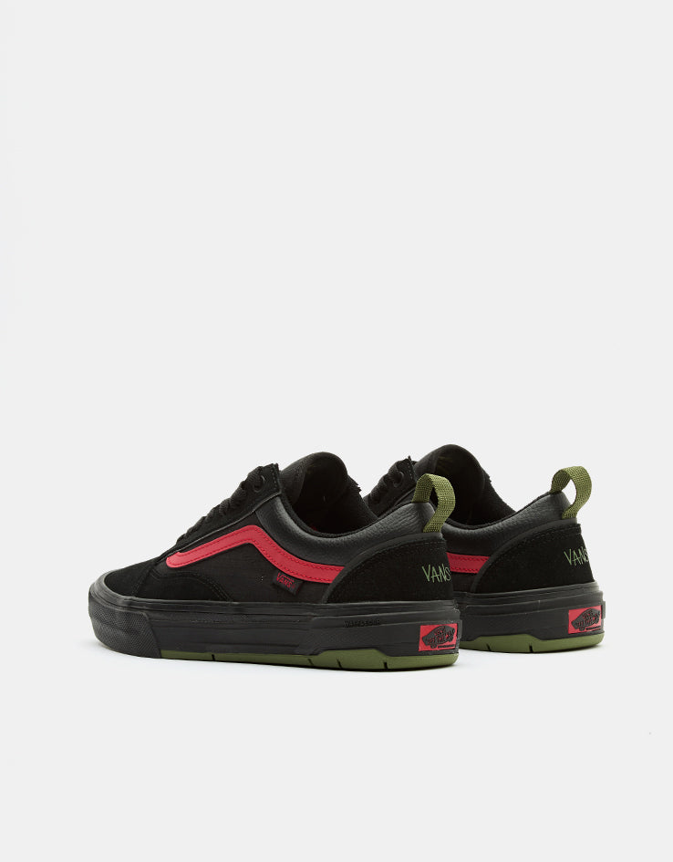 Vans Skate Old Skool Wafflecup Shoes - (Atiba) Black/Green