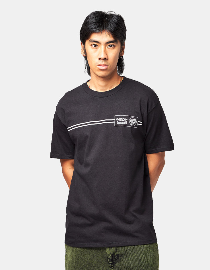 Santa Cruz x Pokémon Energy Dot Heavyweight T-Shirt - Black