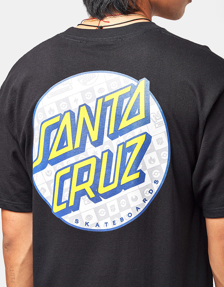 Santa Cruz x Pokémon Energy Dot Heavyweight T-Shirt - Black