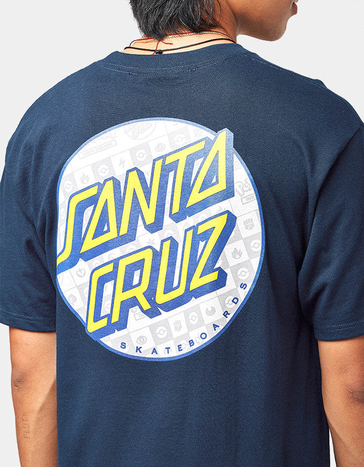 Santa Cruz x Pokémon Energy Dot Heavyweight T-Shirt - Harbor Blue
