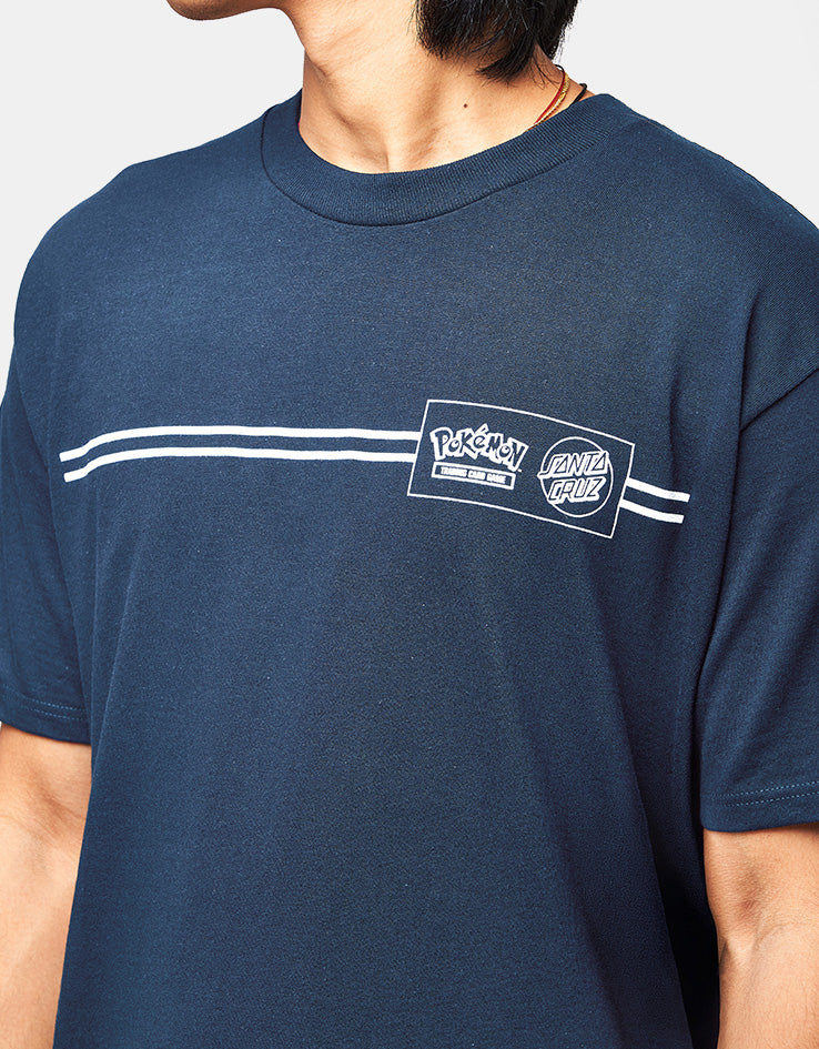Santa Cruz x Pokémon Energy Dot Heavyweight T-Shirt - Harbor Blue