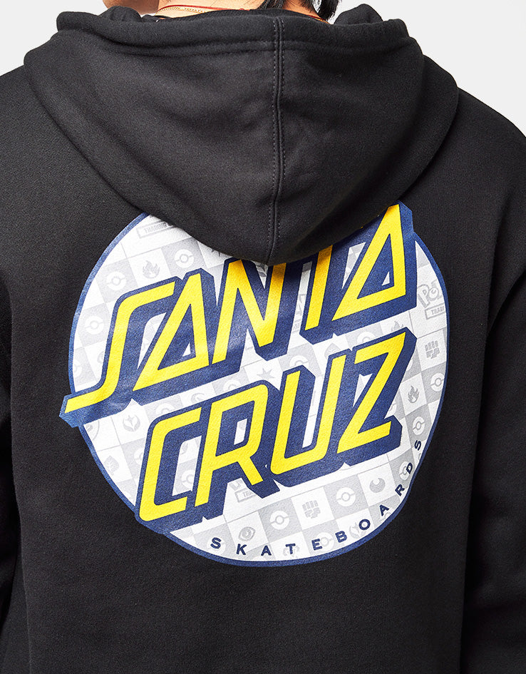 Santa Cruz x Pokémon Energy Dot Pullover Hoodie - Black