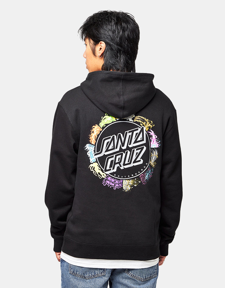 Santa Cruz x Pokémon Power Dot Pullover Hoodie - Black