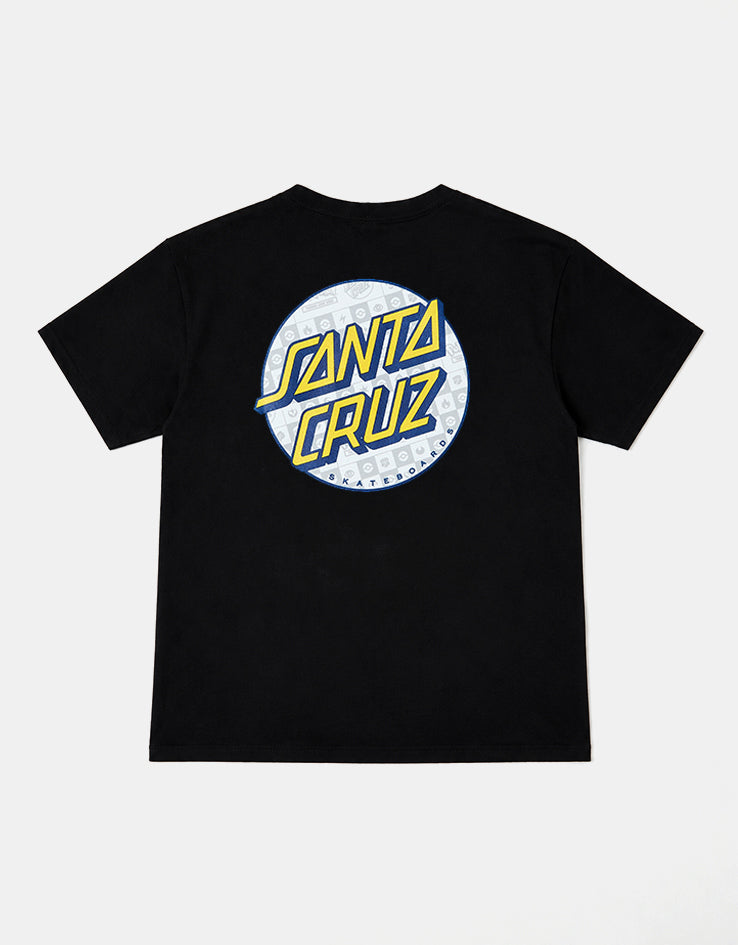 Santa Cruz x Pokémon Energy Dot Kids T-Shirt - Black