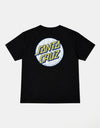 Santa Cruz x Pokémon Energy Dot Kids T-Shirt - Black