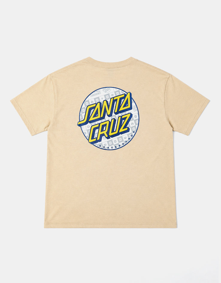 Santa Cruz x Pokémon Energy Dot Kids T-Shirt - Sand