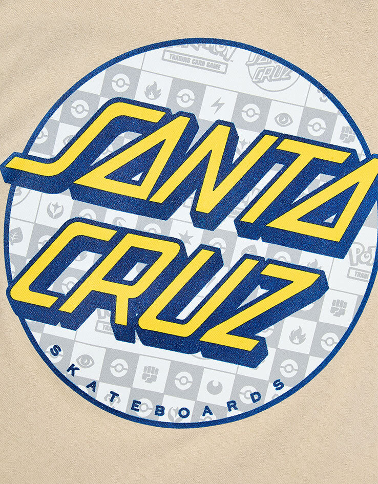 Santa Cruz x Pokémon Energy Dot Kids T-Shirt - Sand