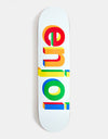 Enjoi Helvetica Neue R7 Skateboard Deck - 8"