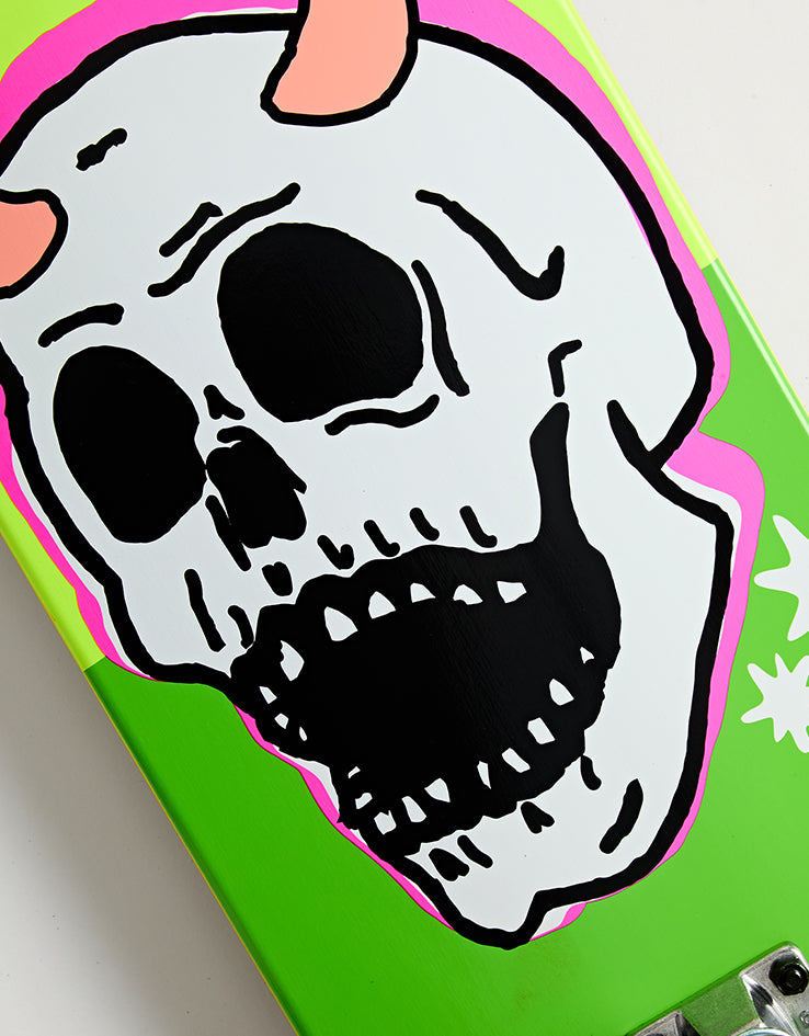 Push Skull Horn Complete Skateboard - 8"