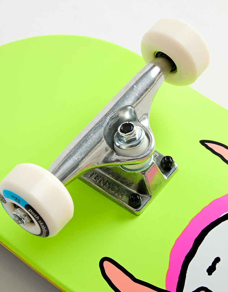 Push Skull Horn Complete Skateboard - 8"