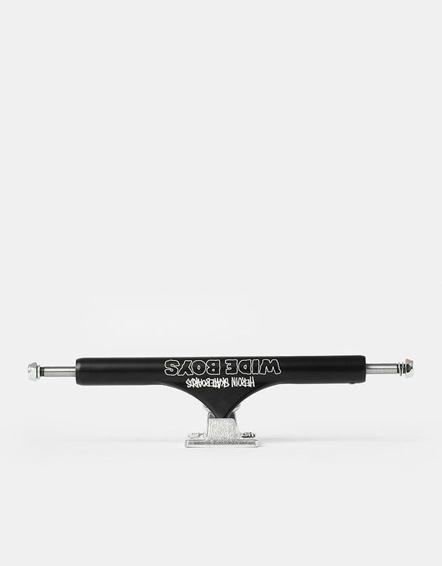 Slappy x Heroin Wide Boys Laser Etched ST1 Hollow Skateboard Trucks (Pair)