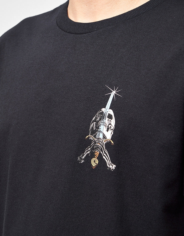 Powell Peralta Skull & Sword T-Shirt - Black