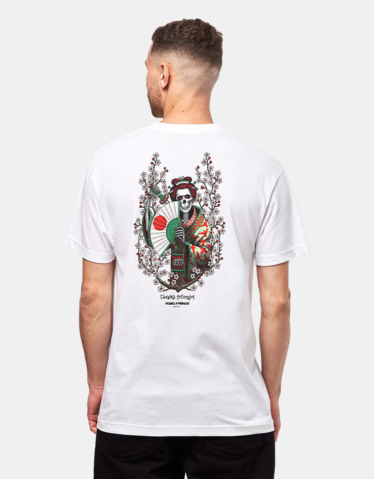 Powell Peralta Sakura Yosozumi Samurai T-Shirt - White
