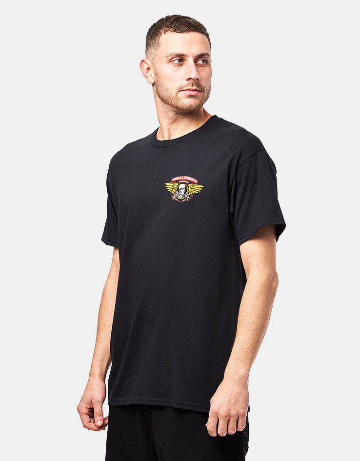 Powell Peralta Winged Ripper T-Shirt - Black