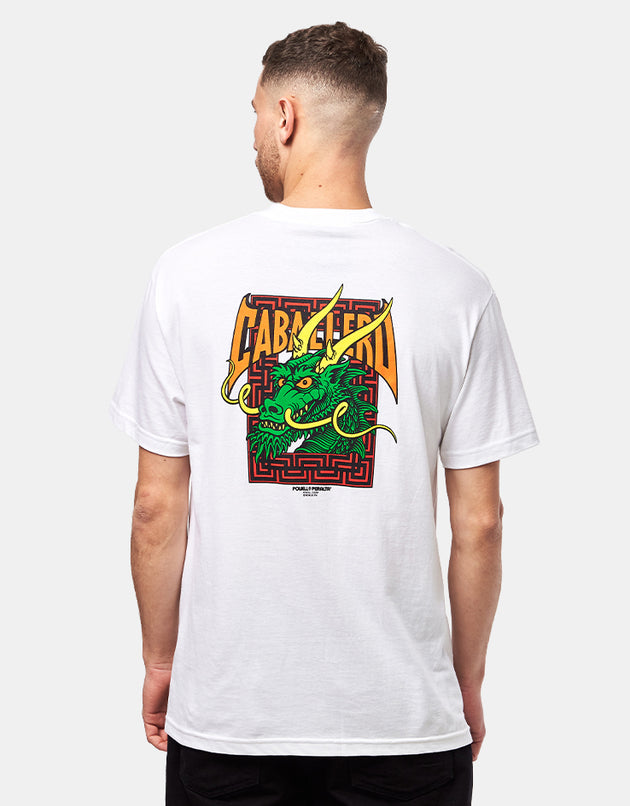 Powell Peralta Steve Caballero Street Dragon T-Shirt - White