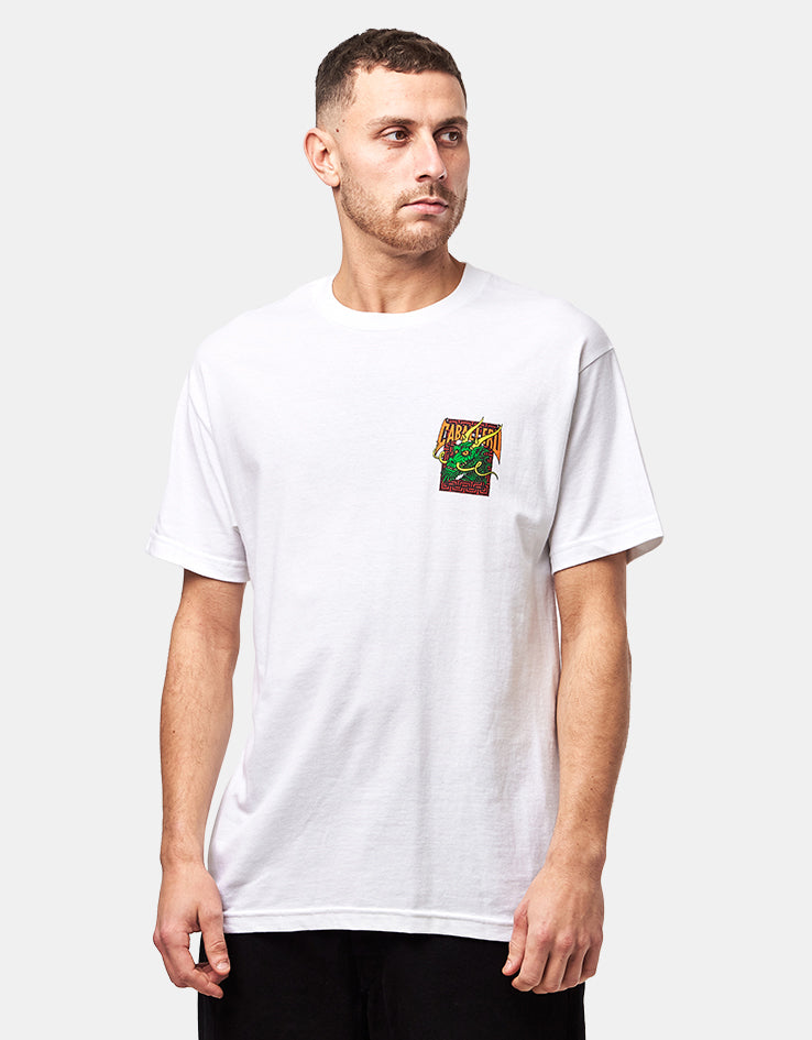 Powell Peralta Steve Caballero Street Dragon T-Shirt - White