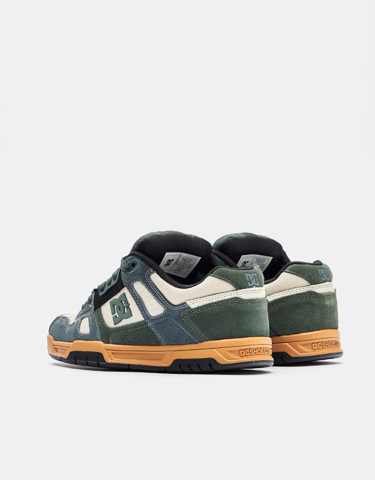 DC Stag Skate Shoes - Deep Forest